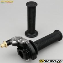 Gas handle complete with Accossato coverings Racing Black