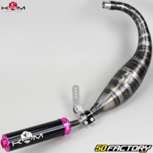 Terminale scarico AM6 Minarelli KRM Pro Ride 80/90cc silenziatore rosa