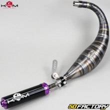 Exhaust pipe AM6 Minarelli KRM Pro Ride 90/100cc muffler purple