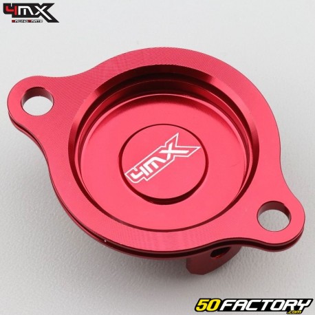 Oil filter cover Honda CRF 250 R (2010 - 2017) 4MX red