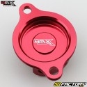 Oil filter cover Honda CRF 250 R (2010 - 2017) 4MX red