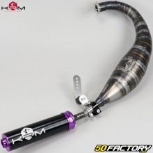 Terminale scarico Derbi KRM Pro Ride 80/90cc Silenziatore viola