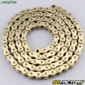 XNUMX corrente reforçada (o-rings) XNUMX elos Sunstar  ouro XTG