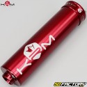 Escape Derbi  KRM Pro Ride  Silenciador XNUMX/XNUMXcc completo rojo