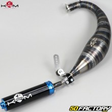 Terminale scarico Derbi KRM Pro Ride 90/100cc Silenziatore blu