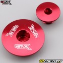 Bouchons de carter d'allumage Honda CRF 150 (2007 - 2015), 250, 450 (2002 - 2015)... 4MX rouges