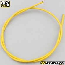 Cubierta del cable de gas, starter, descompresor y freno amarillo 5 mm (1 metro) Fifty