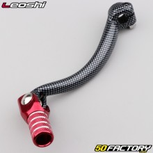 Selettore marce Yamaha YZF 450 (2006 - 2013) Leoshi rosso e carbonio