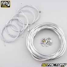 Kabel und Gaskanäle, startäh, Dekompressor und Bremsen Peugeot 103 Fifty Chrom (Bausatz)