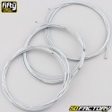 Cables y conductos de gas, starter, descompresor y frenos Peugeot 103 Fifty gris (conjunto)