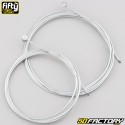 Cables y conductos de gas, starter, descompresor y frenos Peugeot 103 Fifty azul (equipo)