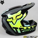 Capacete cross Fox Racing  VXNUMX Trice azul turquesa