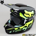 Capacete cross Fox Racing  VXNUMX Trice azul turquesa