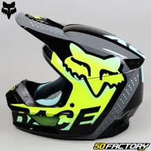 Capacete cross  criança Fox Racing  VXNUMX Trice azul turquesa