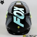 Casco cross niño Fox Racing V1 Trice azul turquesa