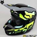 Capacete cross criança Fox Racing V1 Trice azul turquesa