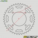 Couronne 51 dents alu 420 Honda CR 80, 85, CRF 150 Sunstar