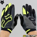 Gloves cross Fox Racing 180 Xpozr grays and neon yellows