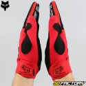 Luvas cross Fox Racing Dirtpaw  neon vermelho