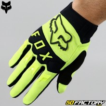 Gloves cross Fox Racing Dirtpaw neon yellow