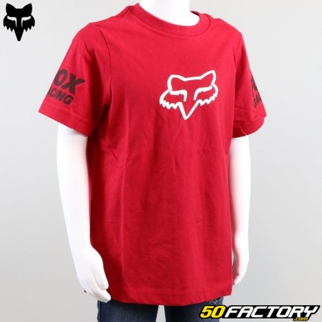 T-shirt infantil Fox Racing Karrera vermelho