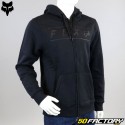Camisola/ sweatshirt zip moletom com capuz Fox Racing  Pináculo preto