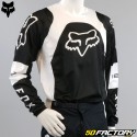 Children&#39;s jersey Fox Racing 180 Lux black and white