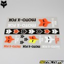 Aufkleber Fox Racing Heritage Track XNUMXxXNUMXcm (Set) orange und schwarz 