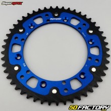 Couronne 49 dents 520 Yamaha IT 175, 200, TT-R 600... Supersprox Stealth bleue