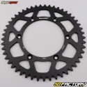 Rear sprocket 49 aluminum teeth 520 Suzuki RM125, RMX 250 ... Supersprox black