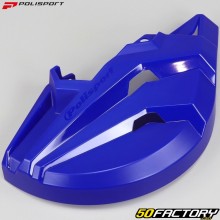 Partial front brake disc cover (without brackets) Polisport blue