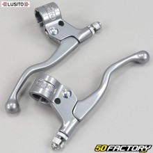 Brake handles Peugeot 103, MBK 51, Motobecane Lusito metal short gray