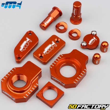 peças anodizadas KTM SX  XNUMX (XNUMX - XNUMX) Motocicletacross Marketing  laranjas (kit)