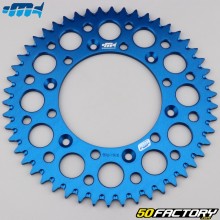 Rear sprocket 50 aluminum teeth 520 Gas Gas EC 250, Husaberg FC 550, KTM EXC 200... Motorcyclecross Marketing (anti-mud) blue