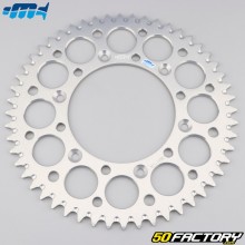 Rear sprocket 52 aluminum teeth 520 Gas Gas EC 250, Husaberg FC 550, KTM EXC 200... Motorcyclecross Marketing (anti-mud) gray