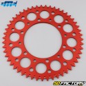 Rear sprocket XNUMX aluminum teeth XNUMX Gas Gas  EC XNUMX, Husaberg FC XNUMX, KTM EXC XNUMX... Motorcyclecross Marketing  (anti-mud) red