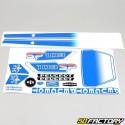 Kit decorativo Peugeot 103 SP3 (con pegatinas de cárter) azul y amarillo