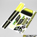 Kit decorativo Peugeot 103 SP3 (con pegatinas de cárter) negro y amarillo