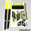 Kit decorativo Peugeot 103 SP3 (con pegatinas de cárter) negro y amarillo