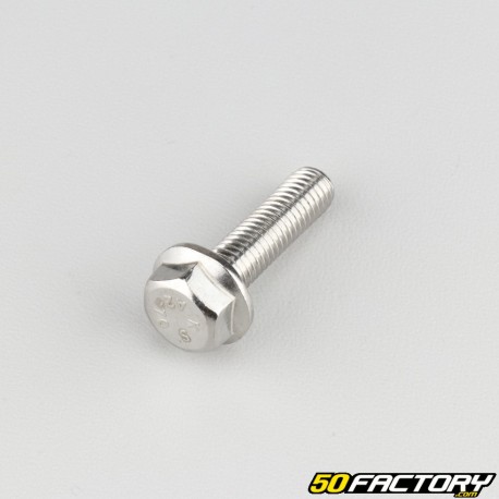 8x30 mm screw hexagonal head with stainless steel base (per unit)