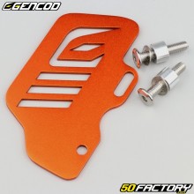 Rear brake master cylinder protection Gencod shiny orange