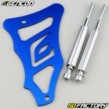 Kettenradabdeckung aus Aluminium Derbi Euro 3,  Euro 4  Gencod mattblau (mit Hardware)