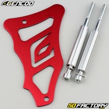 Aluminum sprocket cover Derbi Euro 3,  Euro 4  Gencod bright red