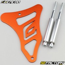 Aluminum sprocket cover Derbi Euro 2  Gencod shiny orange