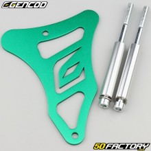 Aluminum sprocket cover Derbi Euro 2  Gencod shiny green