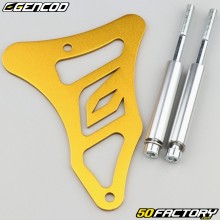 Aluminum sprocket cover Derbi Euro 2  Gencod shiny gold