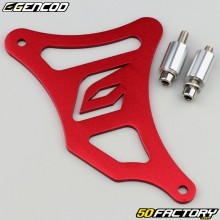 Aluminum sprocket cover AM6 minarelli Gencod bright red