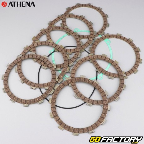 Clutch friction plates with pan gaskets Husqvarna CR 250 (1999 - 2005), WR 360 (1999 - 2002) ... Athena