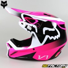 Capacete cross Fox Racing  VXNUMX Leed rosa