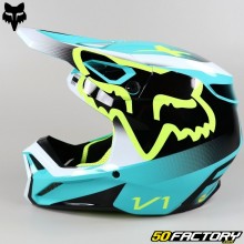 Capacete cross Fox Racing  VXNUMX Leed Turquesa